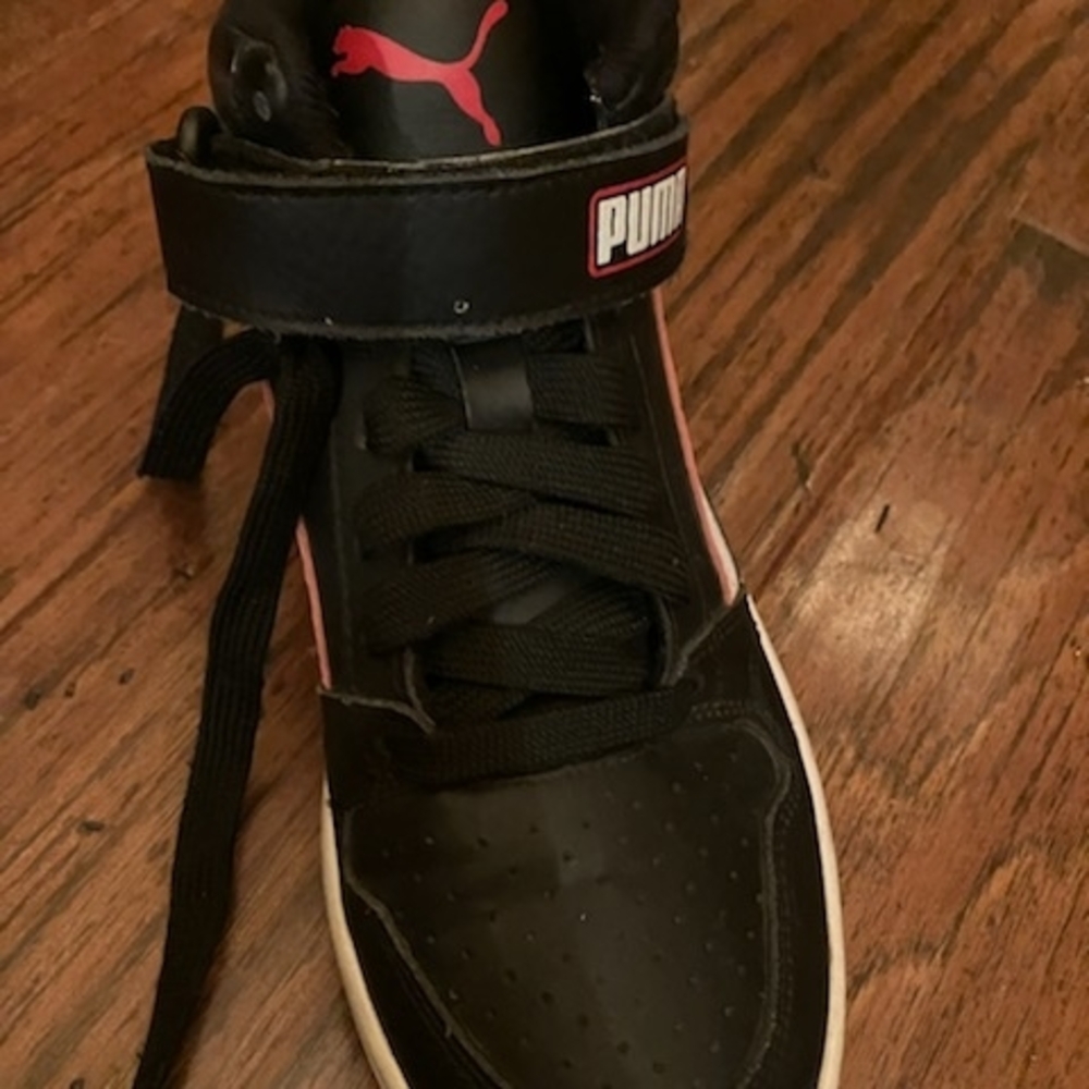 Puma Black High-Top Sneakers